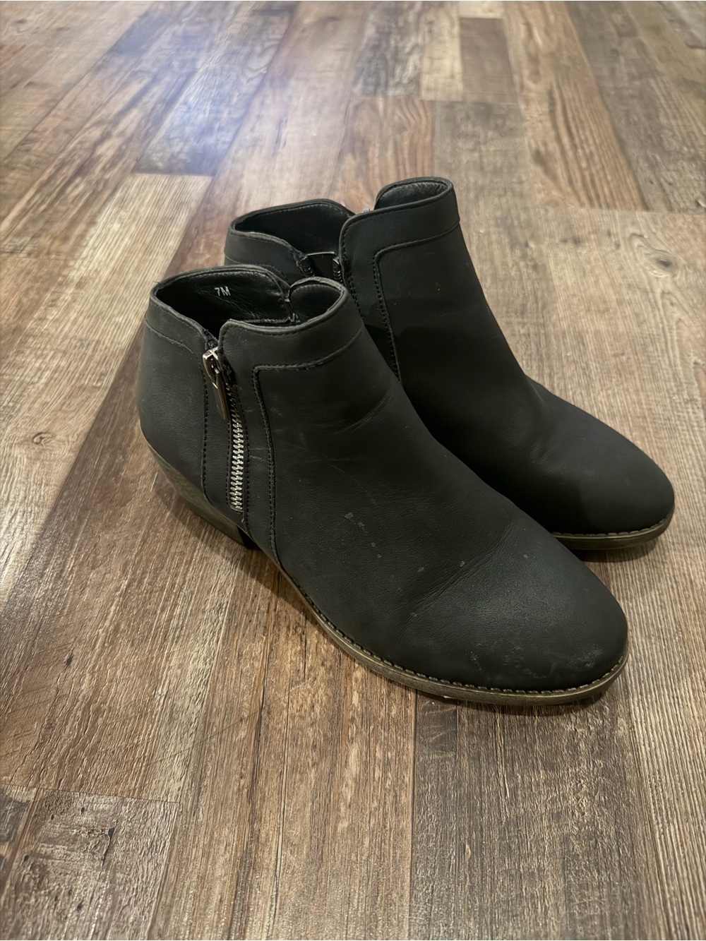 Maurices Black Side-Zip Ankle Booties